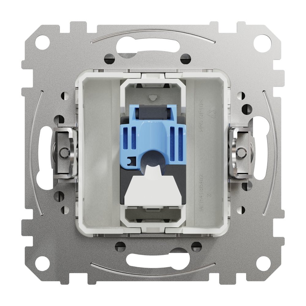 Розетка Schneider Sedna Design алюминий компьютерная RJ45 Саt. 6 UTP ( SDD113461 )